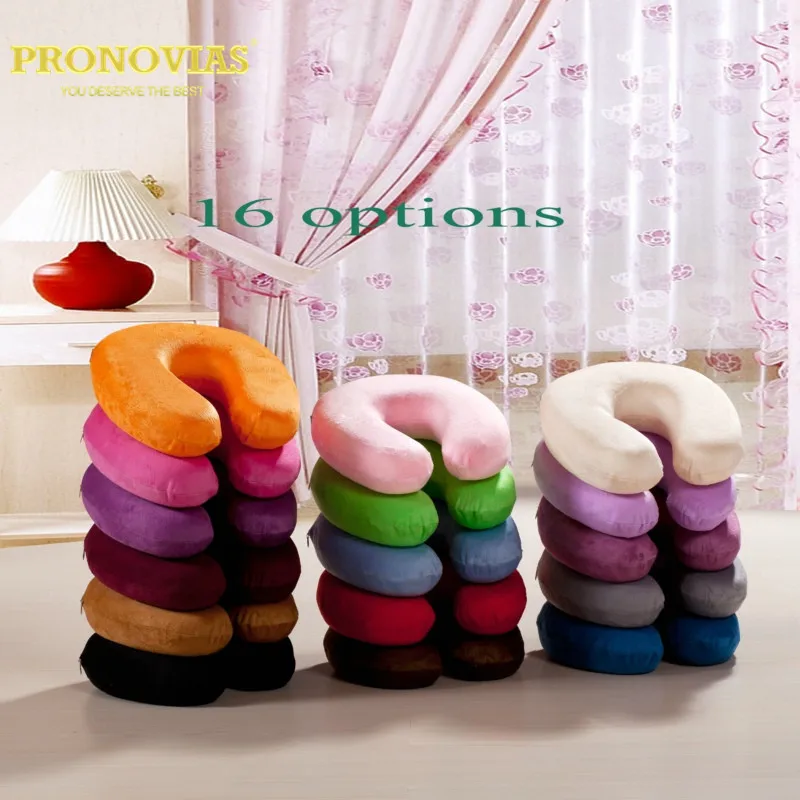 U образная латексная бархатная Ортопедическая подушка для