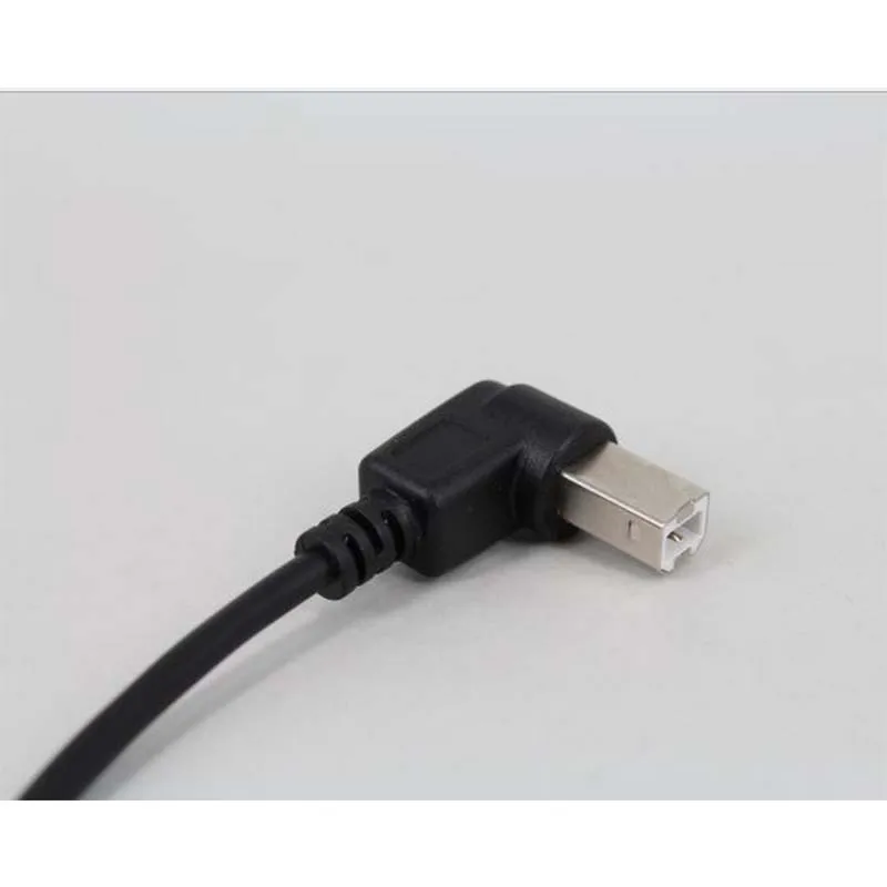 10 шт. 90 ° USB2.0 мама к принтеру сканер B папа кабель Шнур свинцовый и винтовой замок g