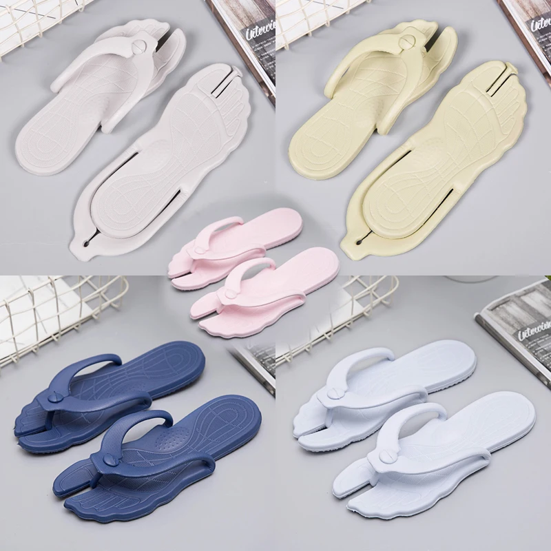 2019 Новое поступление Летние складывающиеся Вьетнамки мужская пляжная обувь на