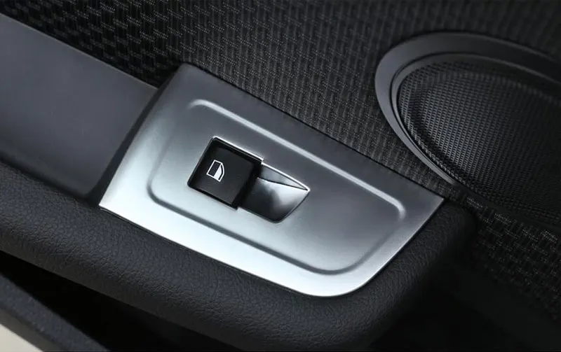 4 шт. для BMW Новинка 1 серии 118i 120i 125i f52 2016 2017 ABS Матовый хромированный переключатель