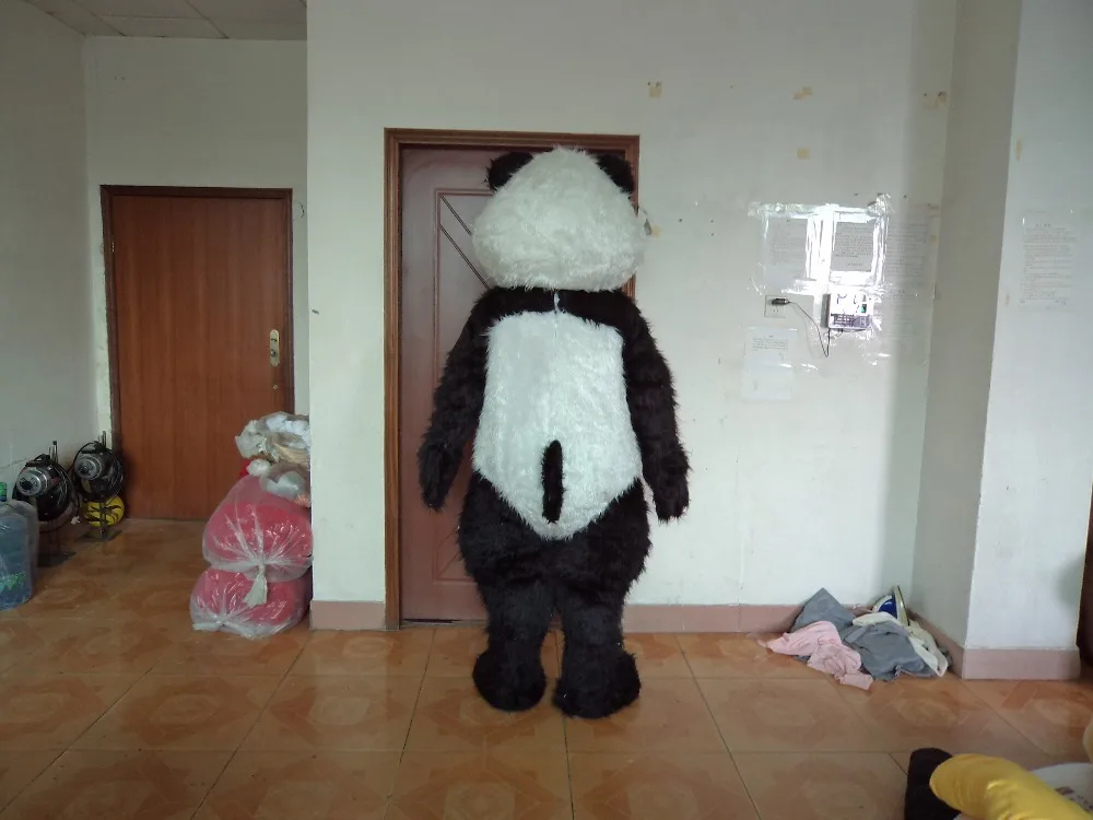 Классический костюм панды на Хэллоуин Рождество гигантская панда талисмана |