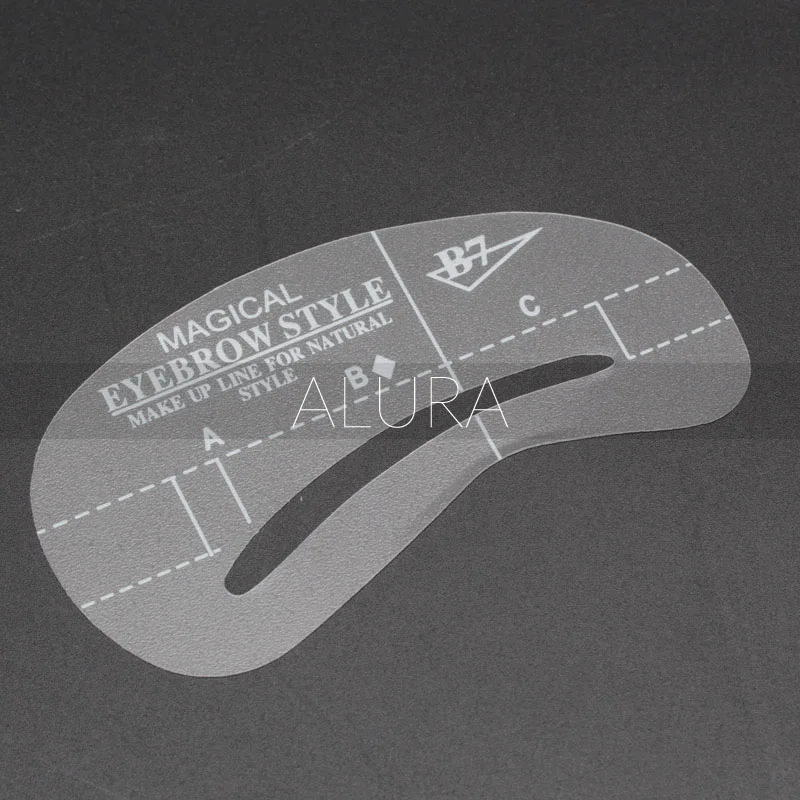 Alura 4 Styles Grooming Brow Painted Model Stencil Kit Shaping DIY Beauty Eyebrow Make Up Eyebrows Styling Tool | Красота и здоровье