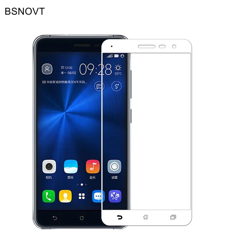 2 шт Стекло Asus Zenfone 3 ZE552KL Защитная пленка 2.5D анти Браст закаленное стекло для