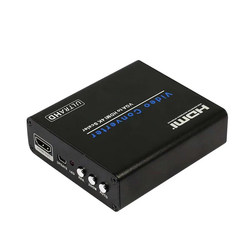 4K HDTV Аудио Видео скалер VGA к HDMI конвертер аналоговый Цифровой для ПК ноутбука WIF66| |