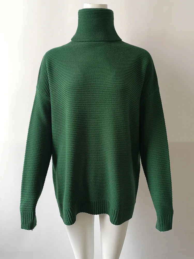 Pullover Womens 2018 Jumper Turtleneck Sweater For Women Warm Thick Winter Cable Knitted Female Oversized | Женская одежда