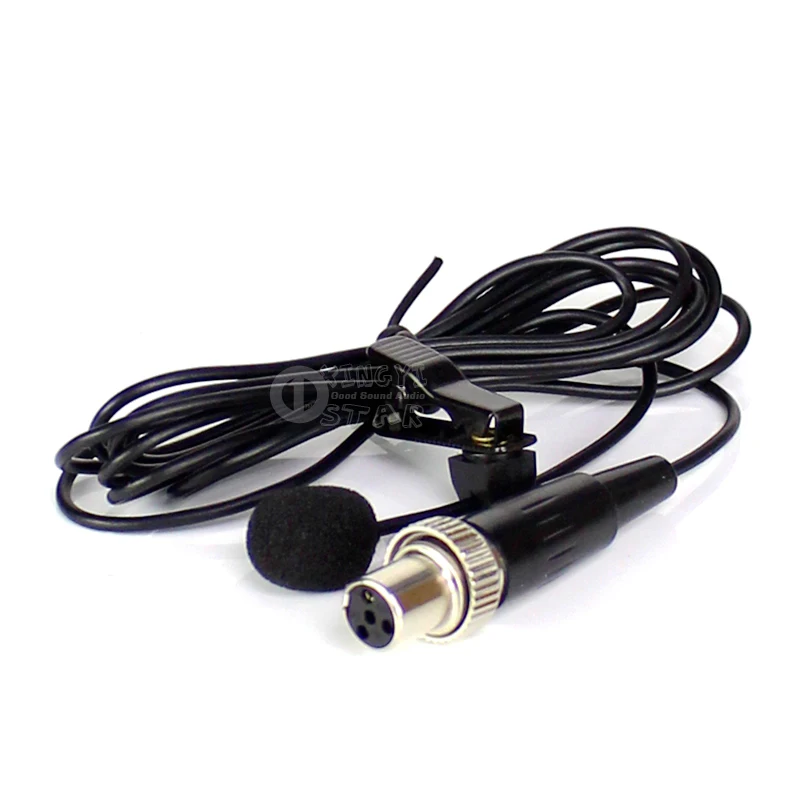 Петличный микрофон Mini XLR с 4 контактами зажим для микрофона микромикрофон