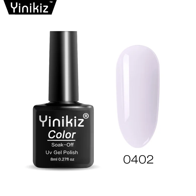 Yinikiz 1 шт. Гель лак чистый цвет долговечный для ногтей Полупостоянный Маникюр