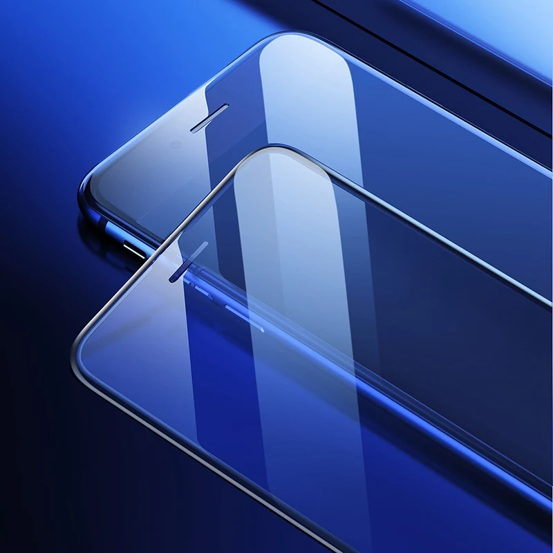 HD black glass Baseus 0,3 мм Тонкое защитное стекло для iPhone 7 8 6 6s Защитная пленка для экрана 9 H полное покрытие из закаленного стекла для iPhone 6 S 7 8 Plus - Цвет: HD black glass