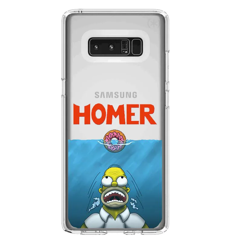 TPU Симпсон ТПУ мягкий чехол для samsung A30 A50 S10LITE S6 S9 S7 S8 S9PIUS S7EDGE 2018A8 A6 NOTE9 NOTE8 A8PIUS A6PIUS - Цвет: TPU