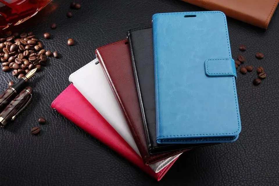 Кожаный чехол кошелек с подставкой для Redmi Note 5A Prime Note5A Global Version Магнитный Xiaomi