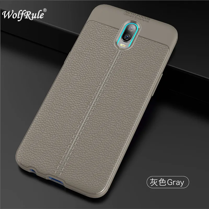 WolfRule OPPO R17 Case Shockproof For Luxury Leather Soft TPU Cover Phone Fundas 6.4&quot | Мобильные телефоны и