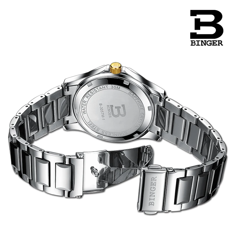 Простые Модные мужские швейцарские часы импортные кварцевые с сапфиром наручные