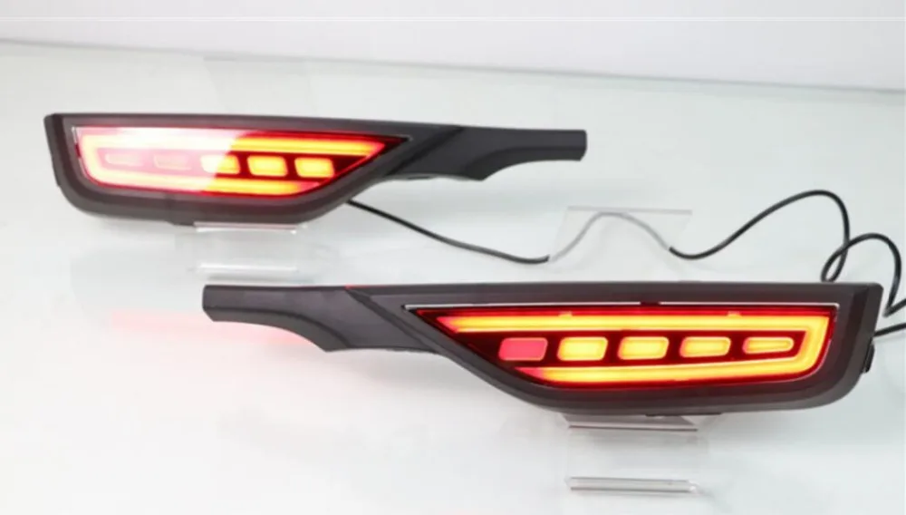 

one set Car bumper lamp for Honda Fit Jazz taillamp car accessories 2018 2019year LED fog lamp Jazz Fit rear light