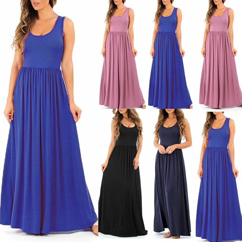 Высокое качество летний сарафан женское платье сексуальное бохо без рукавов