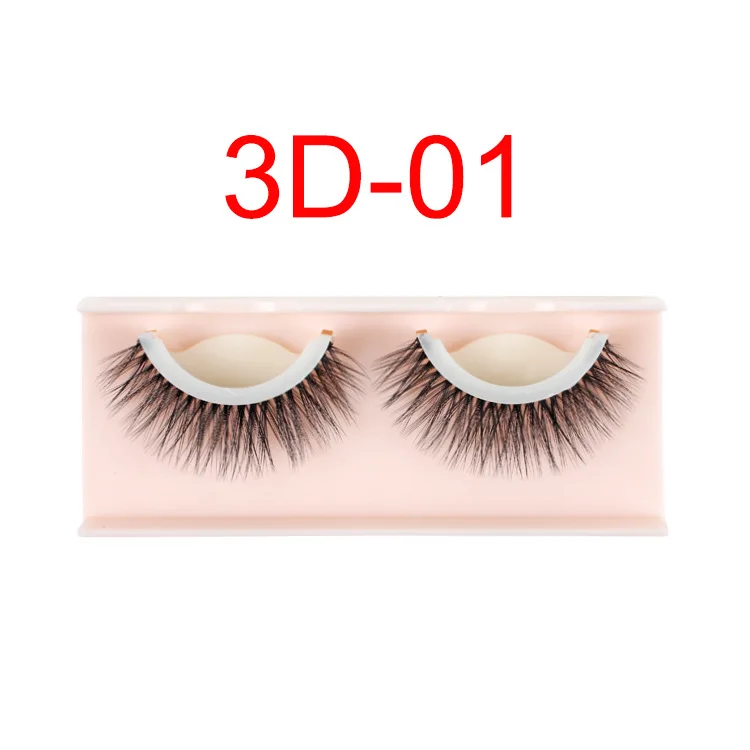 3D норковые многоразовые самоклеящиеся накладные ресницы натуральные кудрявые