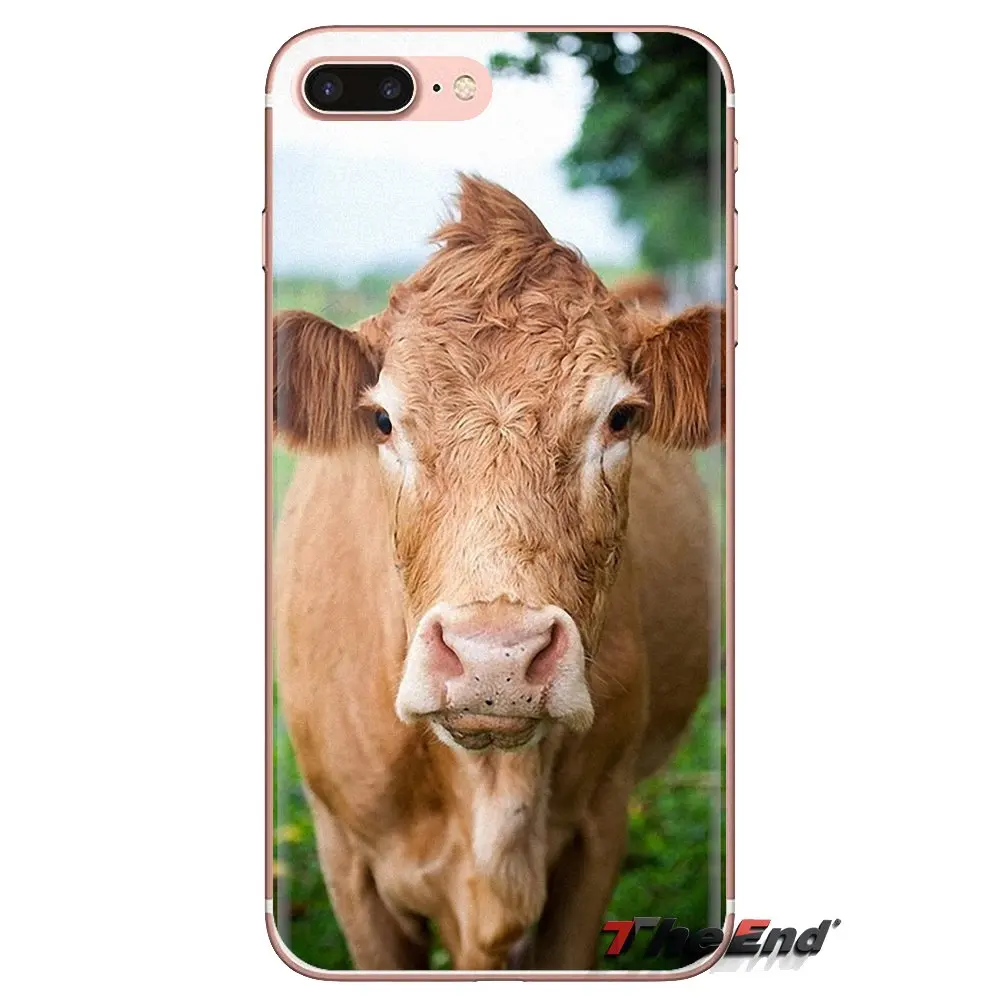 Cute Funny cow For Huawei Mate Honor 4C 5C 5X 6X 7 7A 7C 8 9 10 8C 8X 20 Lite Pro Soft Transparent Cases Covers |