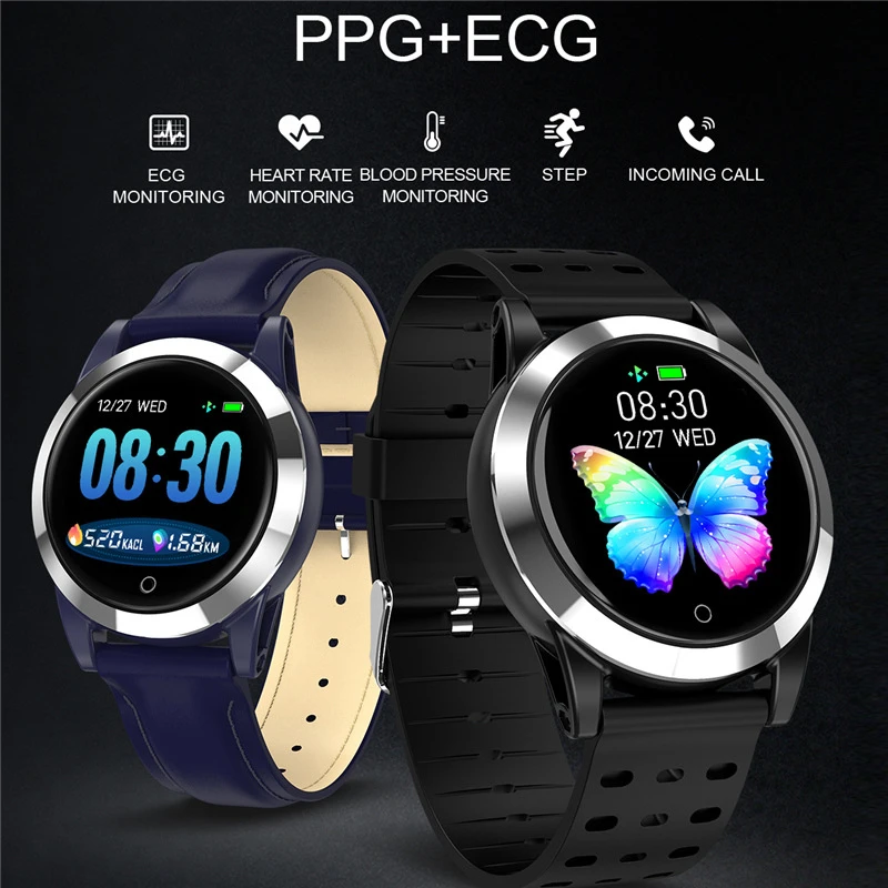 ECG Smart Watch Large Screen Heart Rate Monitor Blood Pressure Monitoring Fitness Bracelet Hot Multi-Sport for IOS Android | Электроника