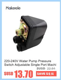 IP65 10A 220V-240VAC переключатель давления водяного насоса автоматически контролируемый электронный переключатель защита от воды регулируемая