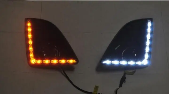 выключить реле стиль и Водонепроницаемый 12В СИД автомобильное DRL дневные ходовые