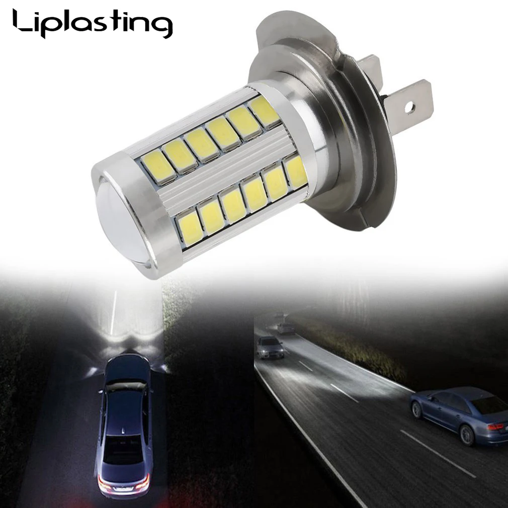 1 шт. H7 светодиодные автомобисветодиодный лампы 33 5630 SMD Автомобильные