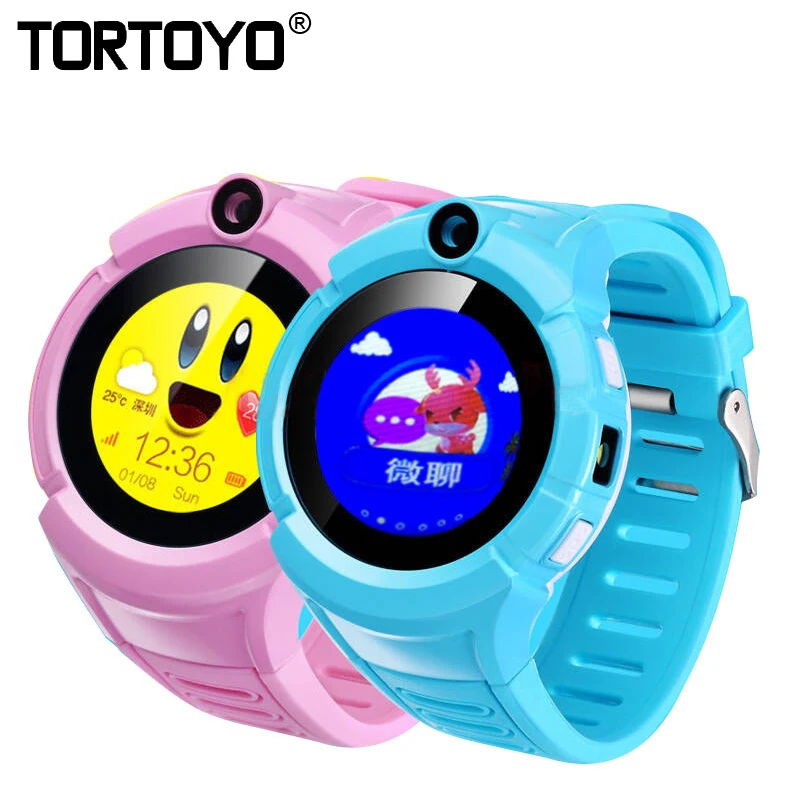 TORTOYO A17 Q360 детские часы слежения LBS GPS позиционирование Смарт телефон сенсорный