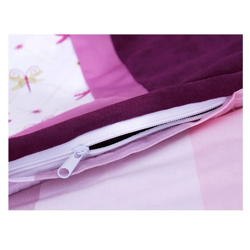 Скидка! Комплект детской кроватки из 4 предметов фиолетовый бампер для комплект