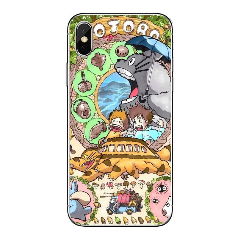Мягкий прозрачный просвечивающийся чехол Чехлы Studio Ghibli для Xiaomi mi A1 A2 5X6X8 lite SE Pro Max x