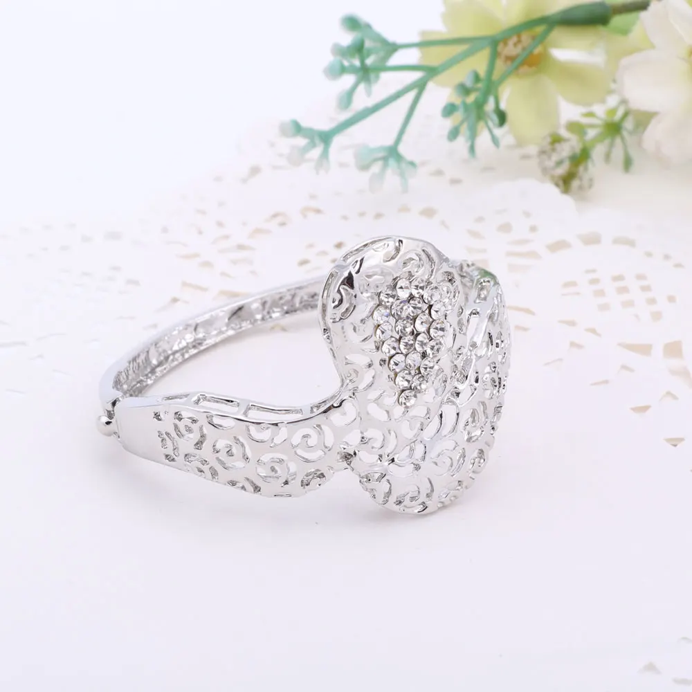 Свадебный комплект из ожерелья белого и золотого цвета комплекты ювелирных