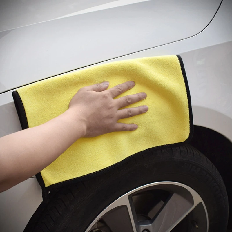 Car Polishing Washing Towels Plush Microfiber Cleaning Towel Auto Cloth Detailing Wash Drying | Автомобили и мотоциклы