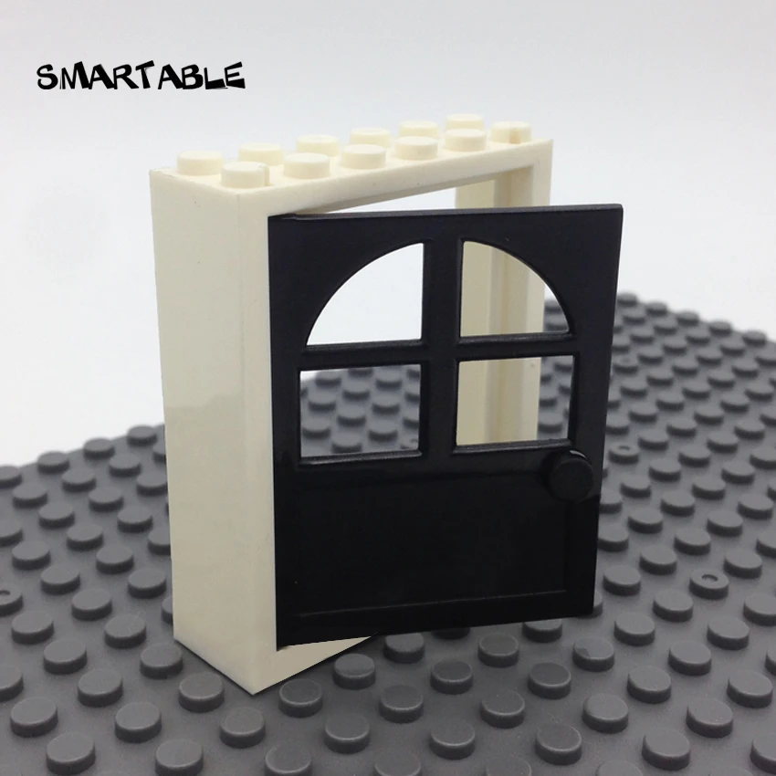 Smartable большая дверная рама 2x6x6 с дверными досками детали для конструктора игрушки