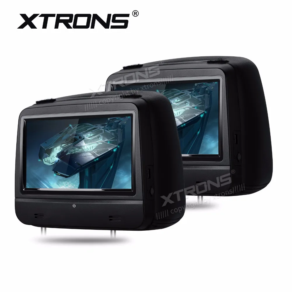 Цифровой сенсорный экран XTRONS 8 &quotHD 1280*720 кожаный чехол автомобильный подголовник