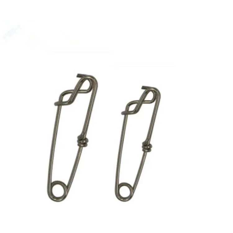 1pc Stainless Steel Fishing Swivel Accessory with Quick Pin for Lure Bait Tackle: Stainless Steel Swivel image 2