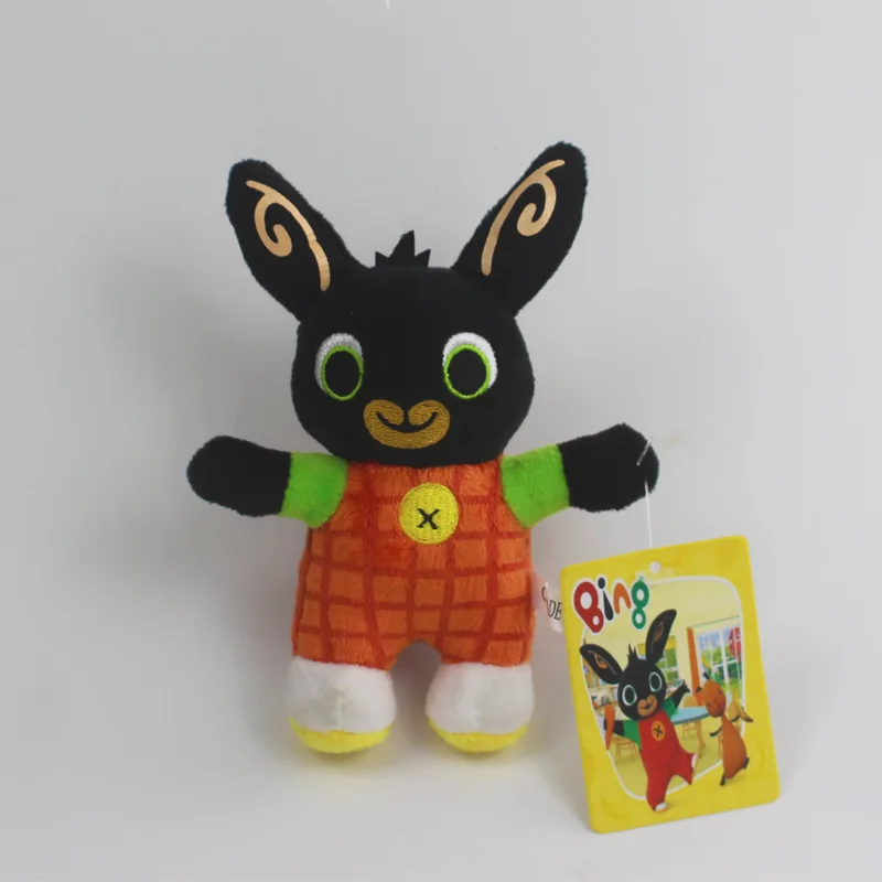 15cm Green Bing 1pcs Bing Bunny Plush Toys Bing Sula Flop Elephant Hoppity Voosh Pando Plush Soft Stuffed Toys Doll Gifts for Children Kids - Цвет: 15cm Green Bing