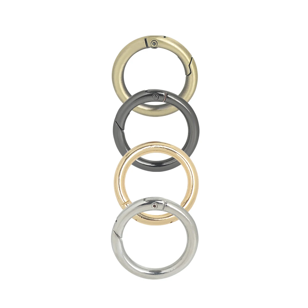 1 4 шт. круглые пружинные кольца из сплава|Детали и аксессуары для сумок| |