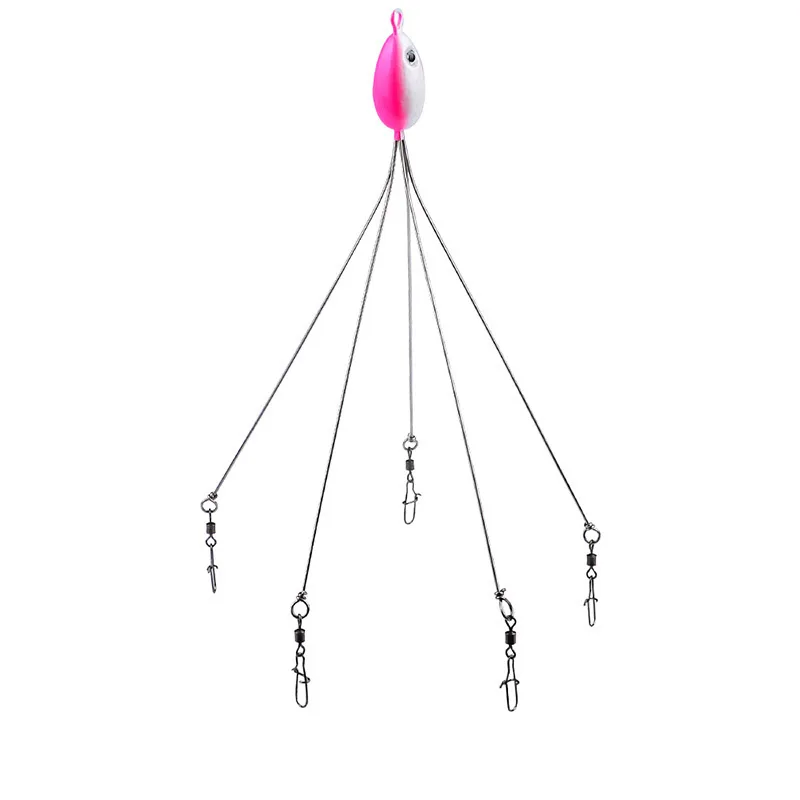 1Pcs High Quality 21cm 3D Fishing Bait Lure Alabama Rig Stainless Snap Swivel Tackle Group | Спорт и развлечения