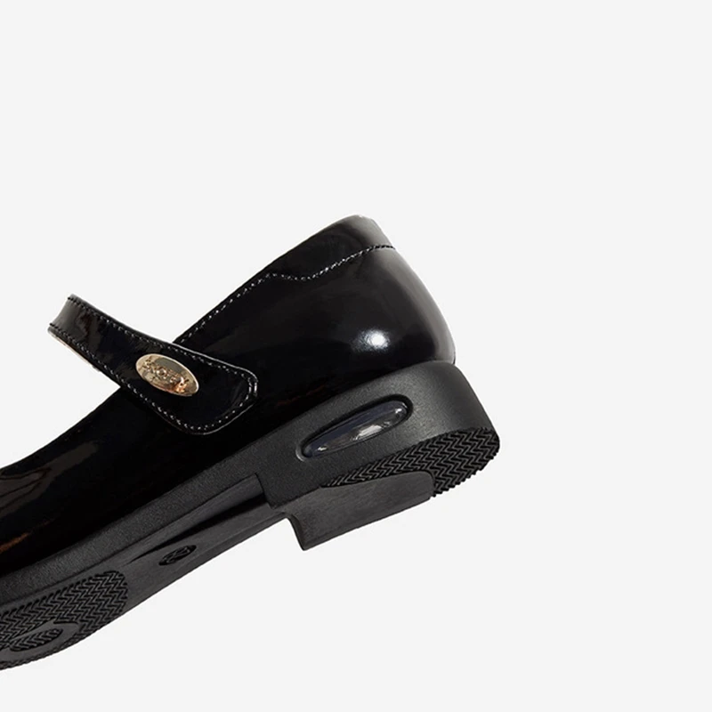 Туфли из натуральной кожи для девочек новинка весны 2019 вечерние туфли с бантом