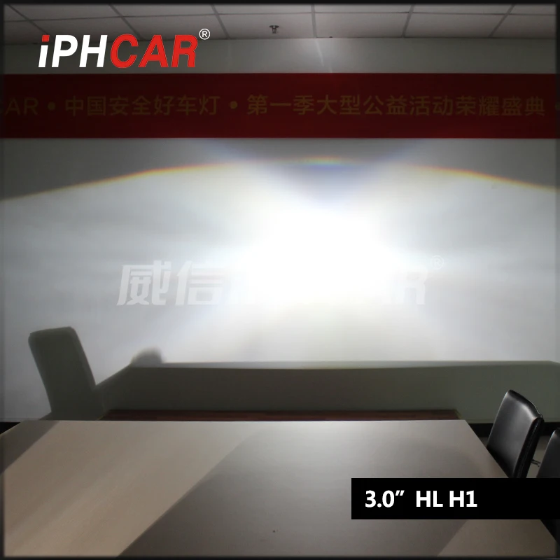 Бесплатная доставка IPHCAR LHD/RHD 12 в 35 Вт квадратные универсальные линзы проектора