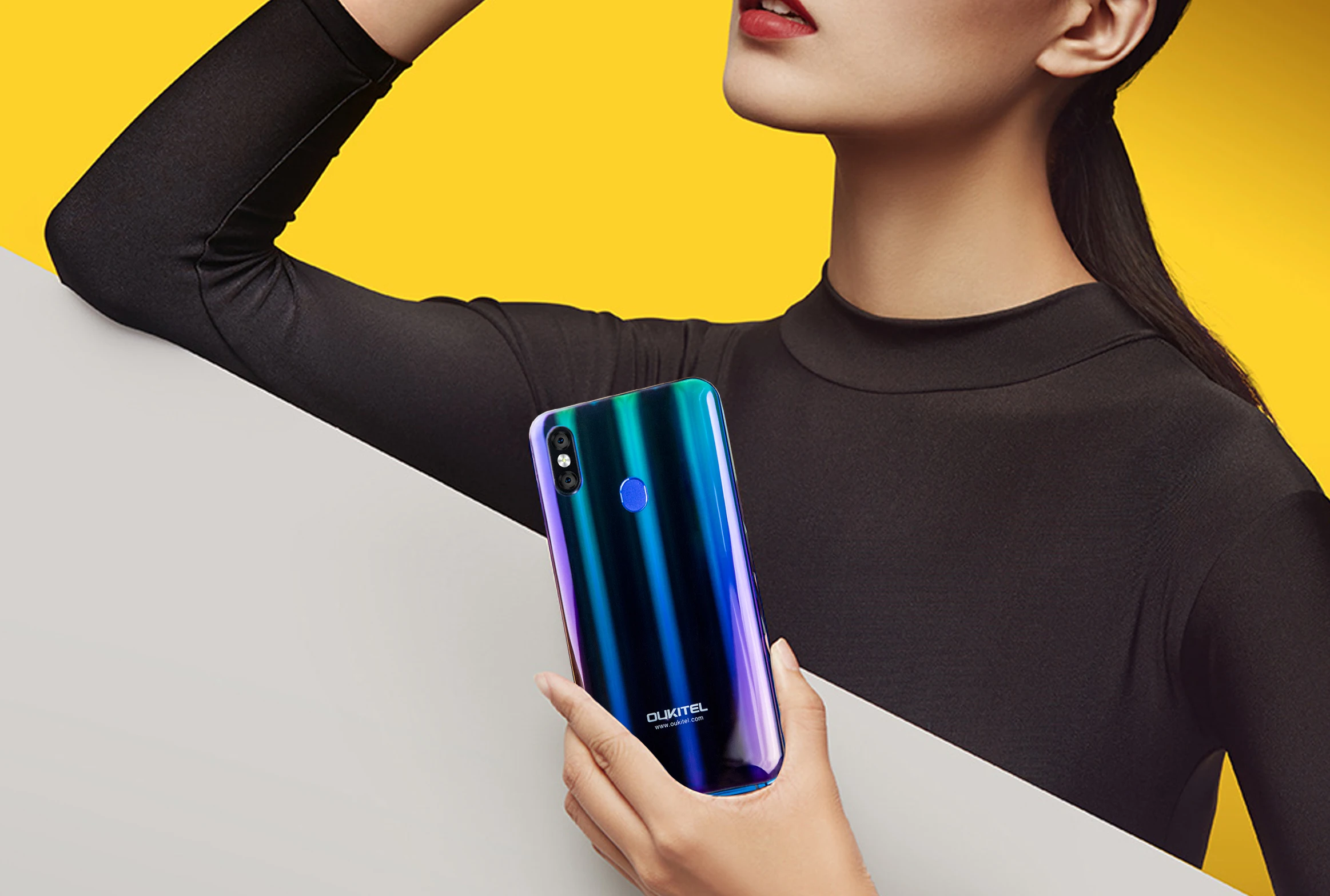 OUKITEL U23 смартфон 6,1" дисплей с насечкой Android 8,1 мобильный телефон MTK6763T Helio P23 Восьмиядерный 6G 64G беспроводной заряд лица ID
