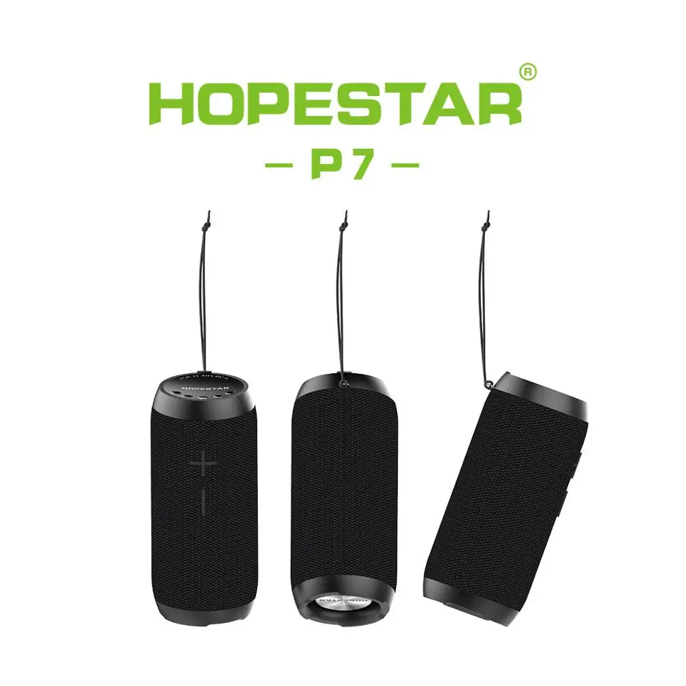 HOPESTAR P7 портативная беспроводная водонепроницаемая bluetooth колонка Ipx6 с басами мини