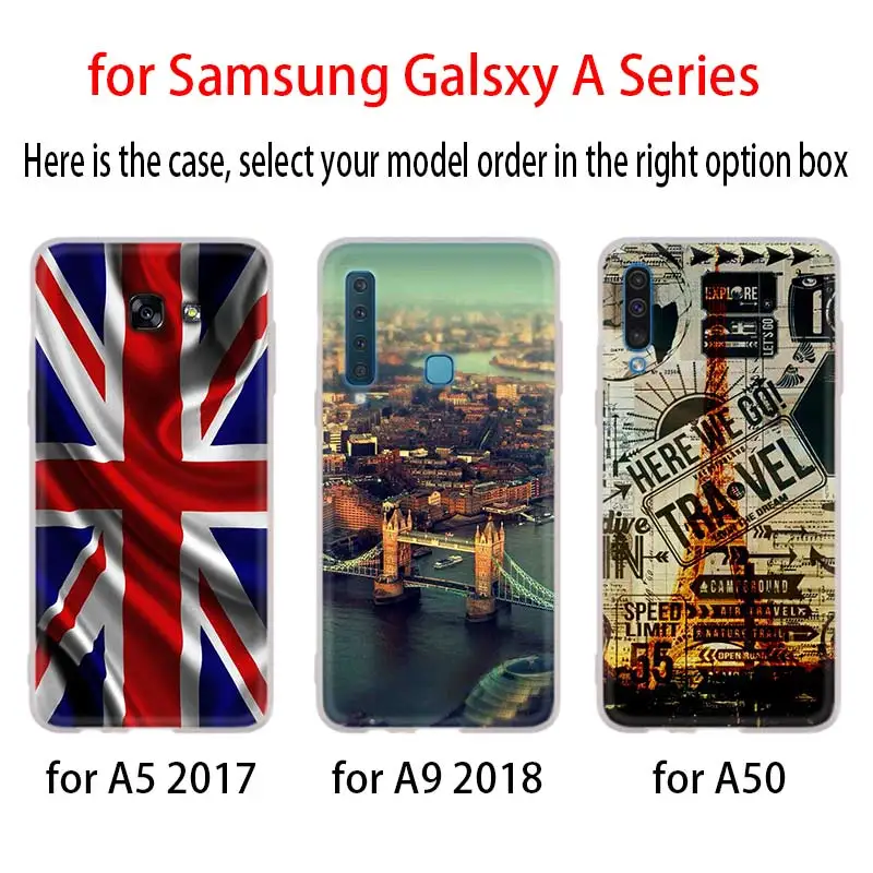 Флаг Великобритании Лондон чехол для Samsung Галактики A12/A20/A51/A70/A20s/A21s/A32/A50/A50s/A42/A52/A72 5G