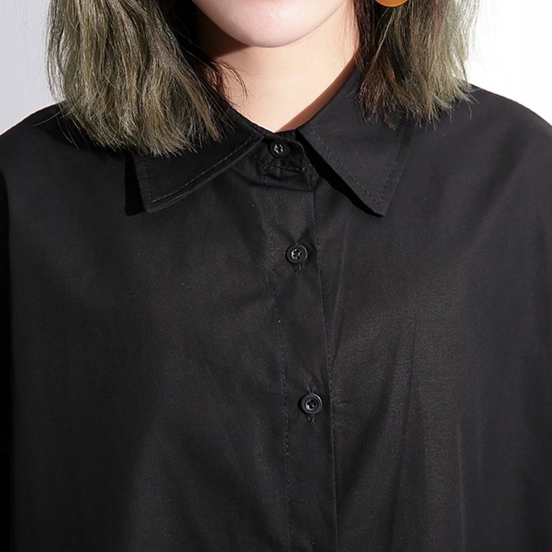 Женское платье весна-осень 2020 Новое Стильное Свободное с длинным рукавом