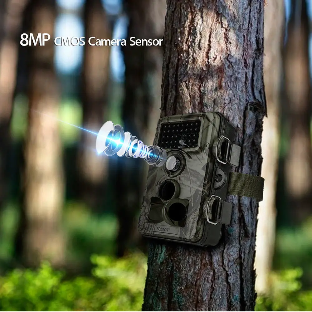 Охотничья камера для дикой природы s 16 МП наблюдения за животными фотоловушка с