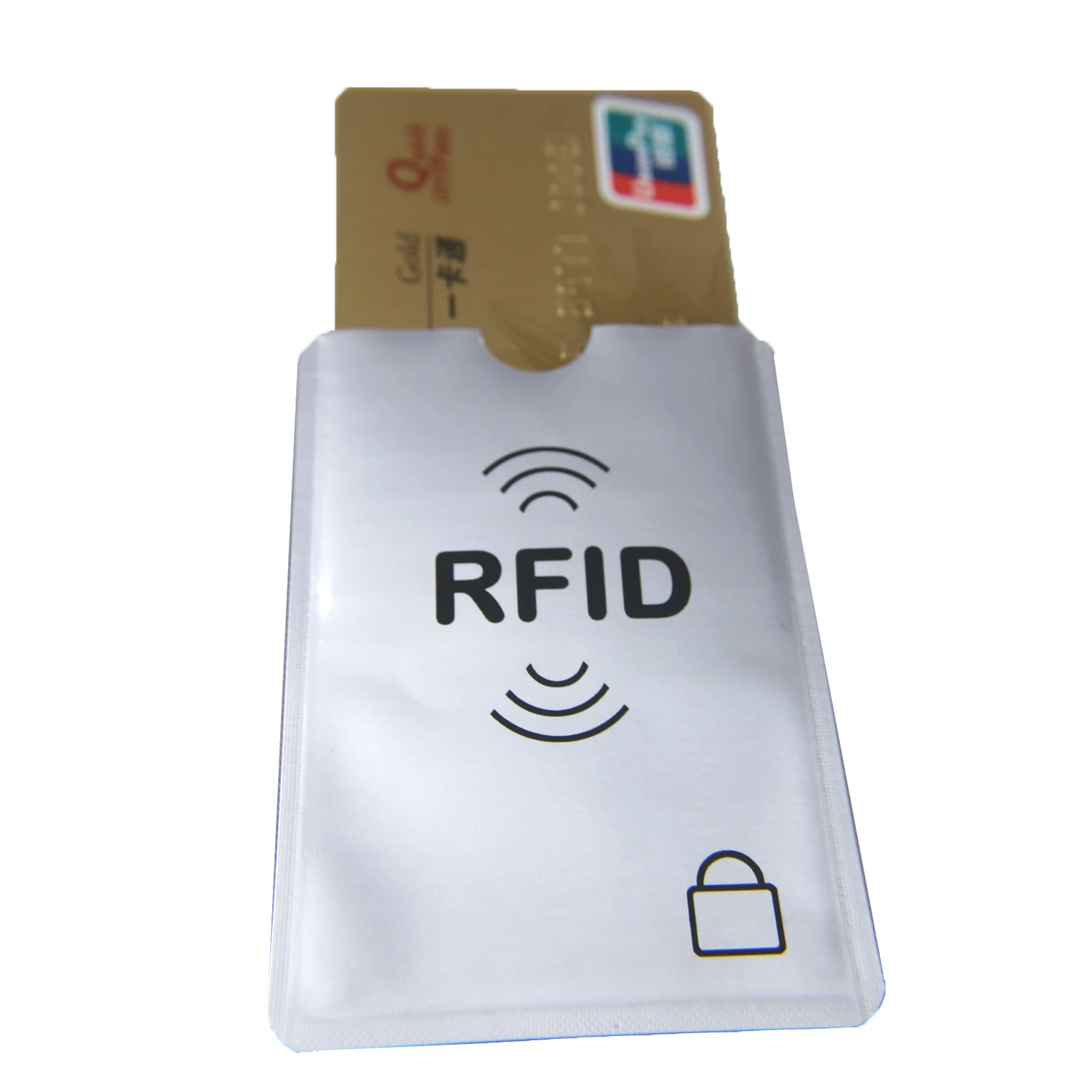 Анти Rfid кредитные карты Чехол держатель блокировка считыватель замок