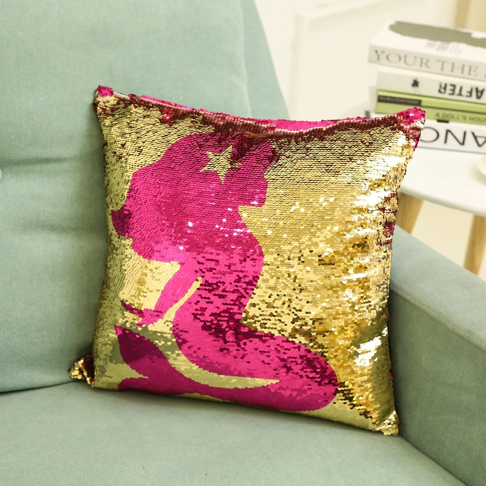 DIY волшебный Блестящий Единорог Русалка дневное покрытие с блестками двойной