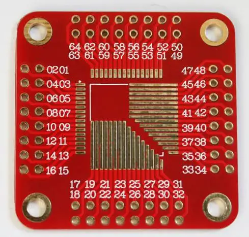 Бесплатная доставка! Плата адаптера ATmega8 16 128 TQFP32 44 64 0 8 мм печатная плата с