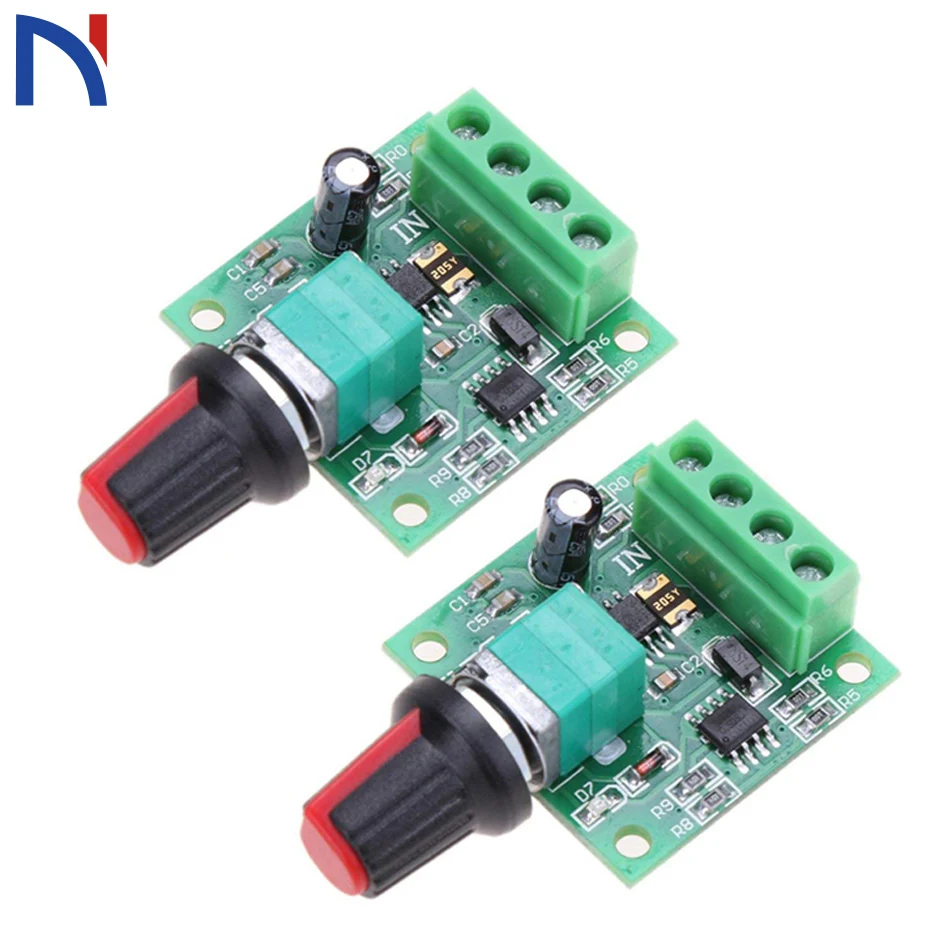

DC Motor Speed Regulator 1.8V 3V 5V 6V 12V 2A 30W Speed Control Switch Switches Function 1803BK Module Board