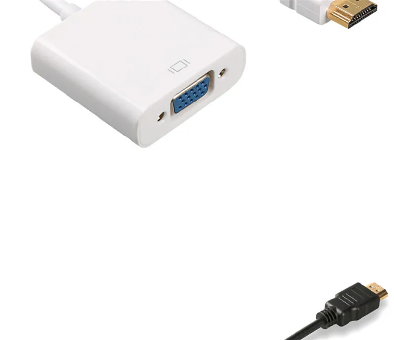 HDMI в VGA адаптер мужской в Famale конвертер адаптер 1080P цифро-аналоговый видео аудио для PS4 ПК ноутбук планшет ТВ