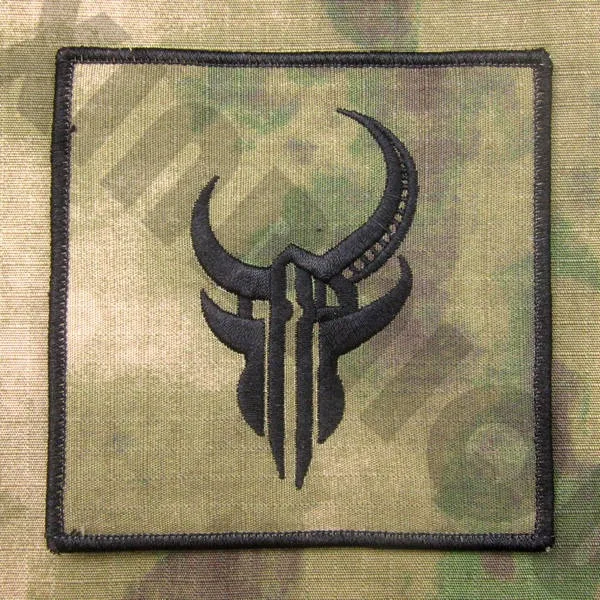 B3074 A-TACS FG Вышивка патч Devgru SealTeam охотник на демонов военный тактический боевой дух - Цвет: B3074 A-TACS FG