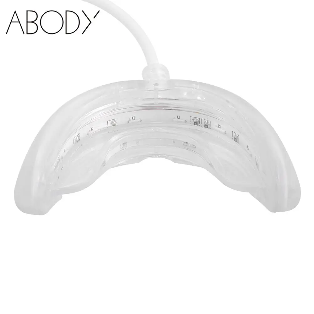 Светодиодный гель для отбеливания зубов гигиена полости рта портативный прибор