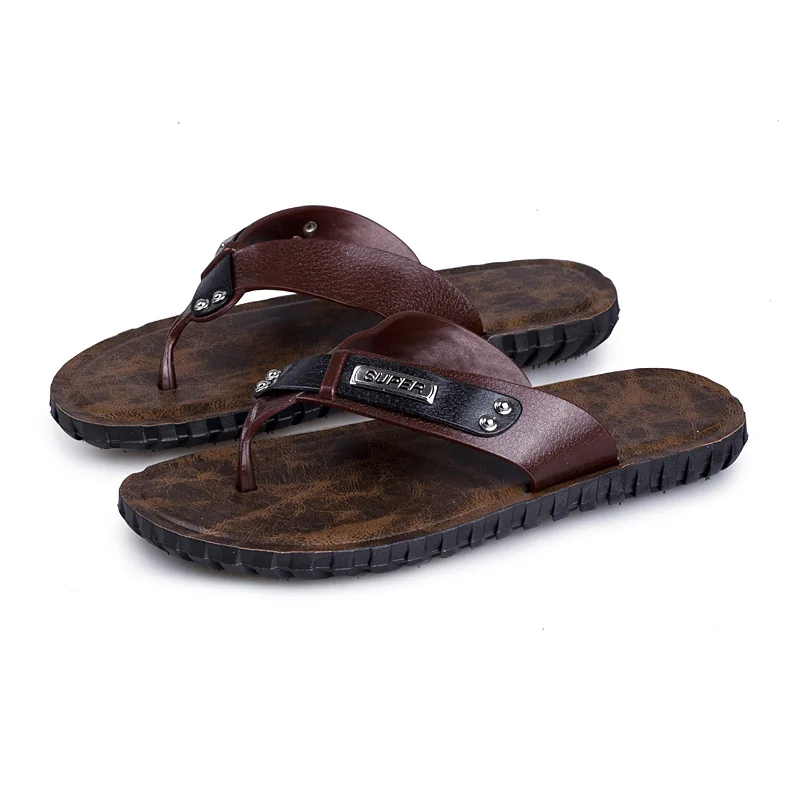 2017 мужские вьетнамки сандалии резиновая Повседневная Мужская обувь Летняя мода